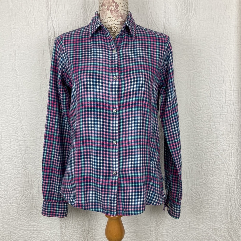Wrangler Multicolor Plaid Button Down Shirt